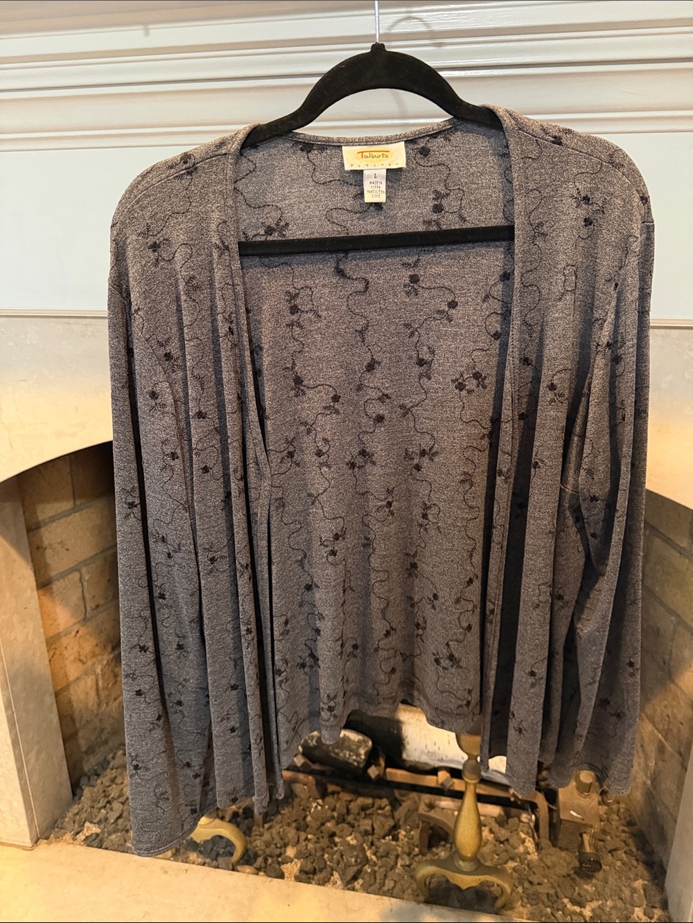 Talbots open front lightweight cardigan size large